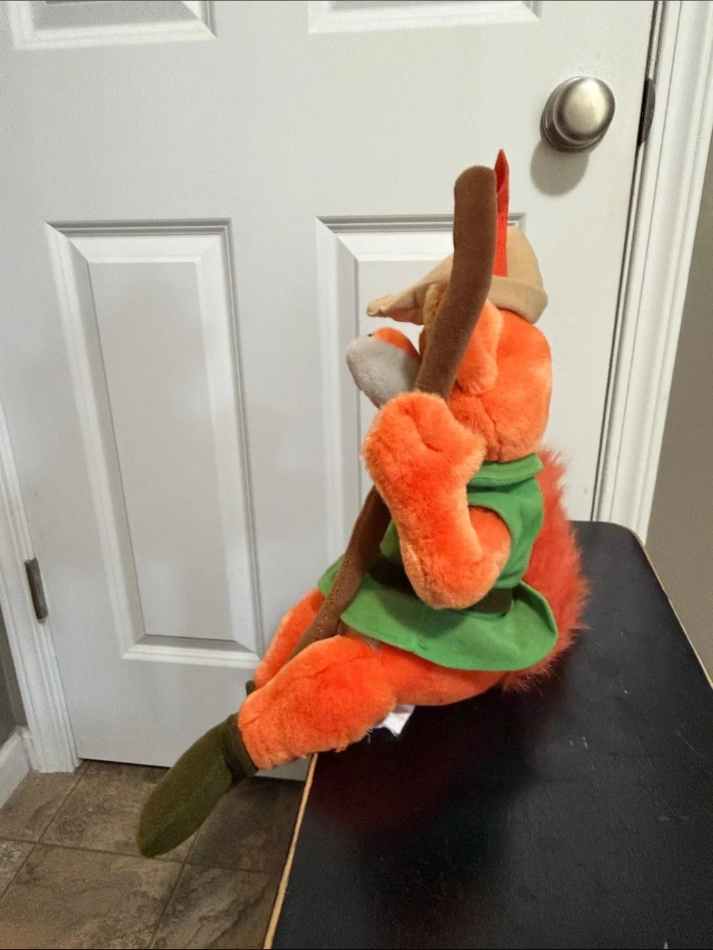 Disney Robin Hood Fox Plush Toy with Green Outfit